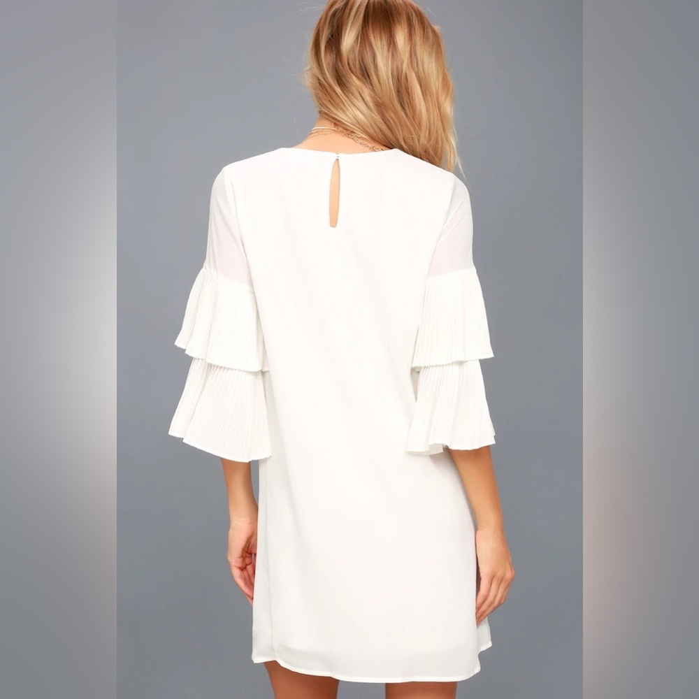White shift dress - lulus - size small - Picture 6 of 7
